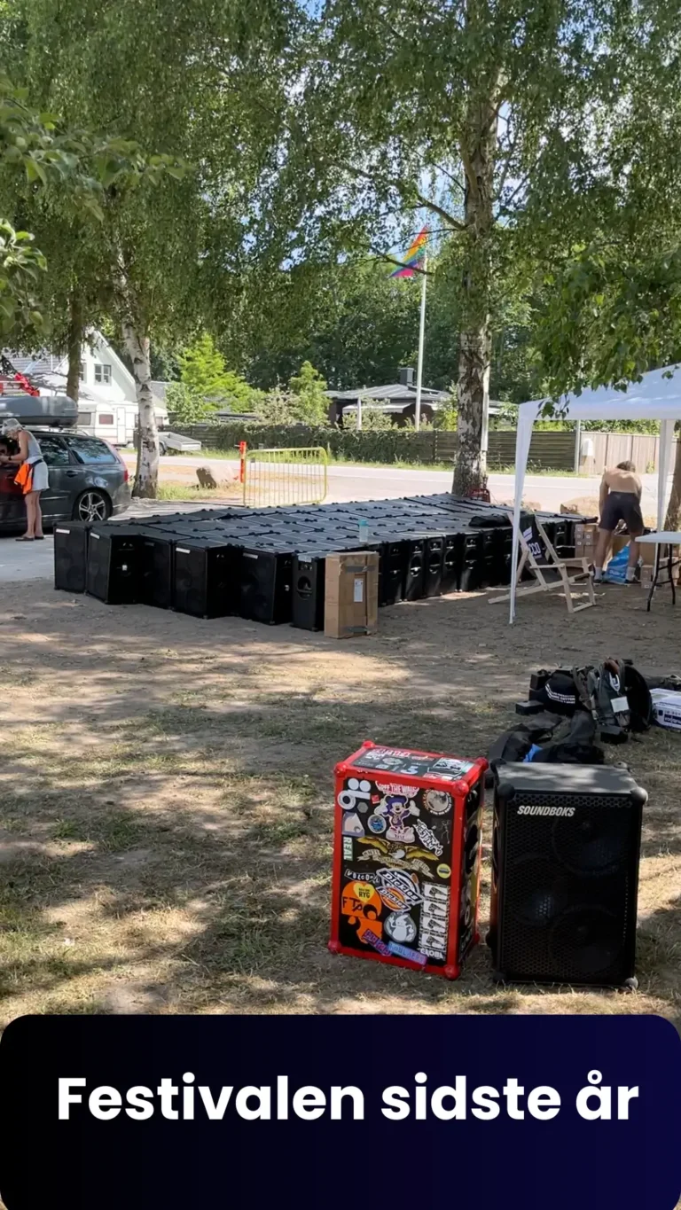 Soundbokse til Roskilde Festival