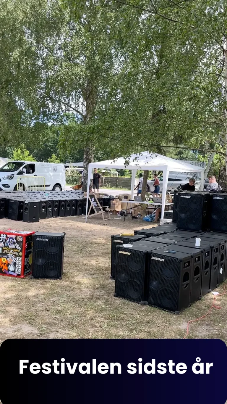 Soundbokse til Roskilde Festival